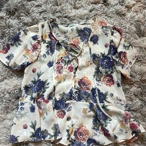 Kimchi Blue floral blouse